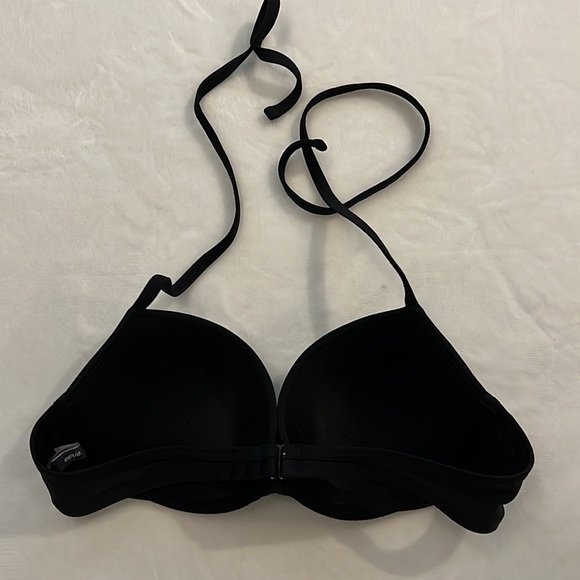 Black push up Aerie bikini top. Size 34B or M. - Picture 2 of 3
